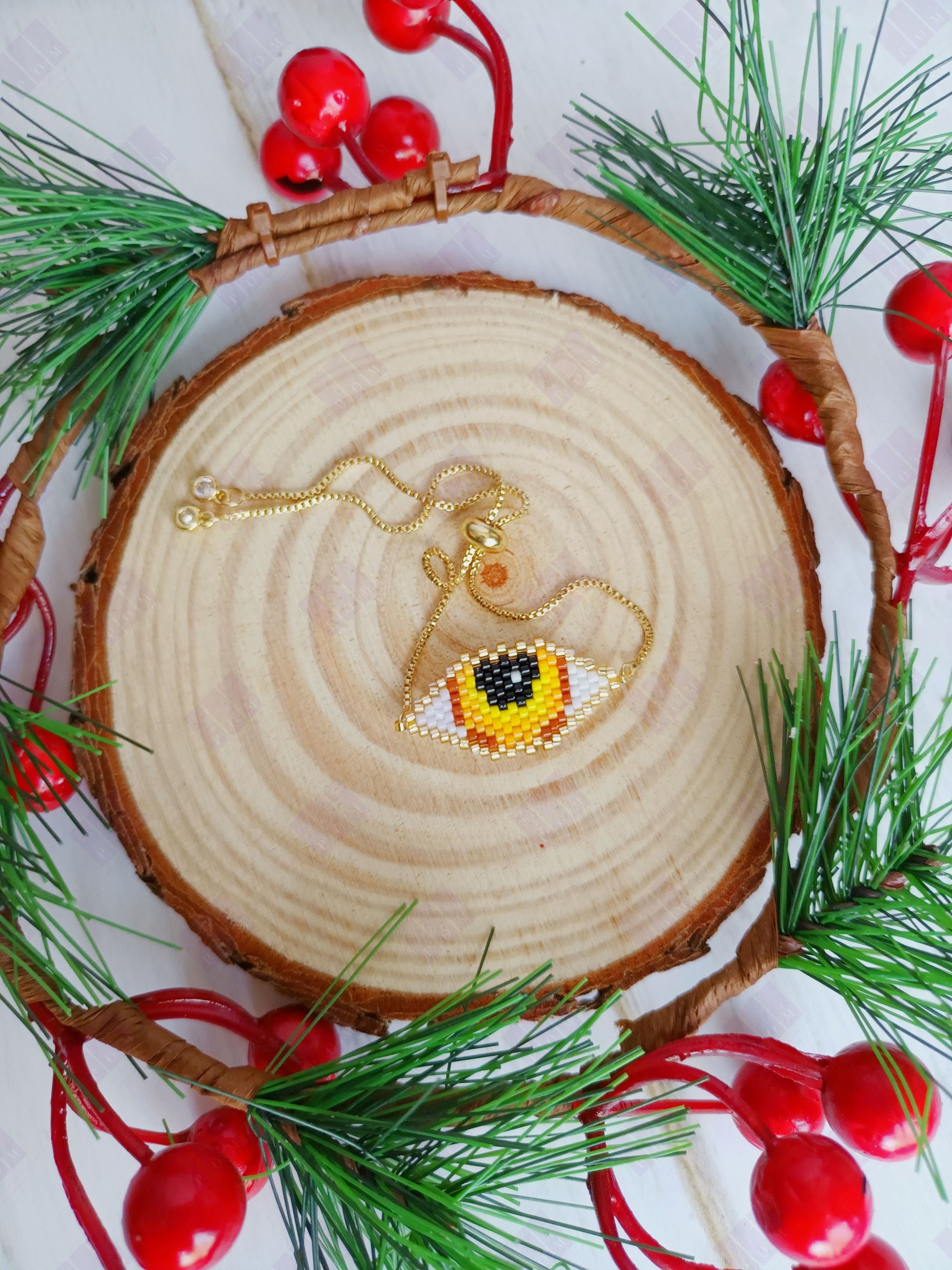 Pulsera Ojo Turco Amarillo