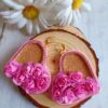 Aros Flor de Cora Rosa