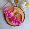 Aros Flor de Cora Rosa - Imagen 3