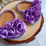 Aros Flor de Cora Lila - Imagen 4