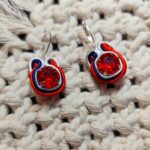 Aros Tulip Cristal Rojo - Imagen 2